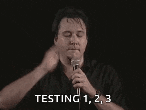 Bill Hicks Mic Tap GIF - Bill Hicks Mic Tap Mic Test GIFs