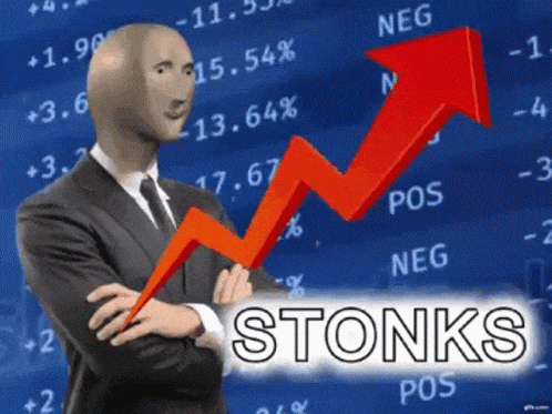 Stonks Up Stongs GIF - Stonks Up Stongs Meme GIFs