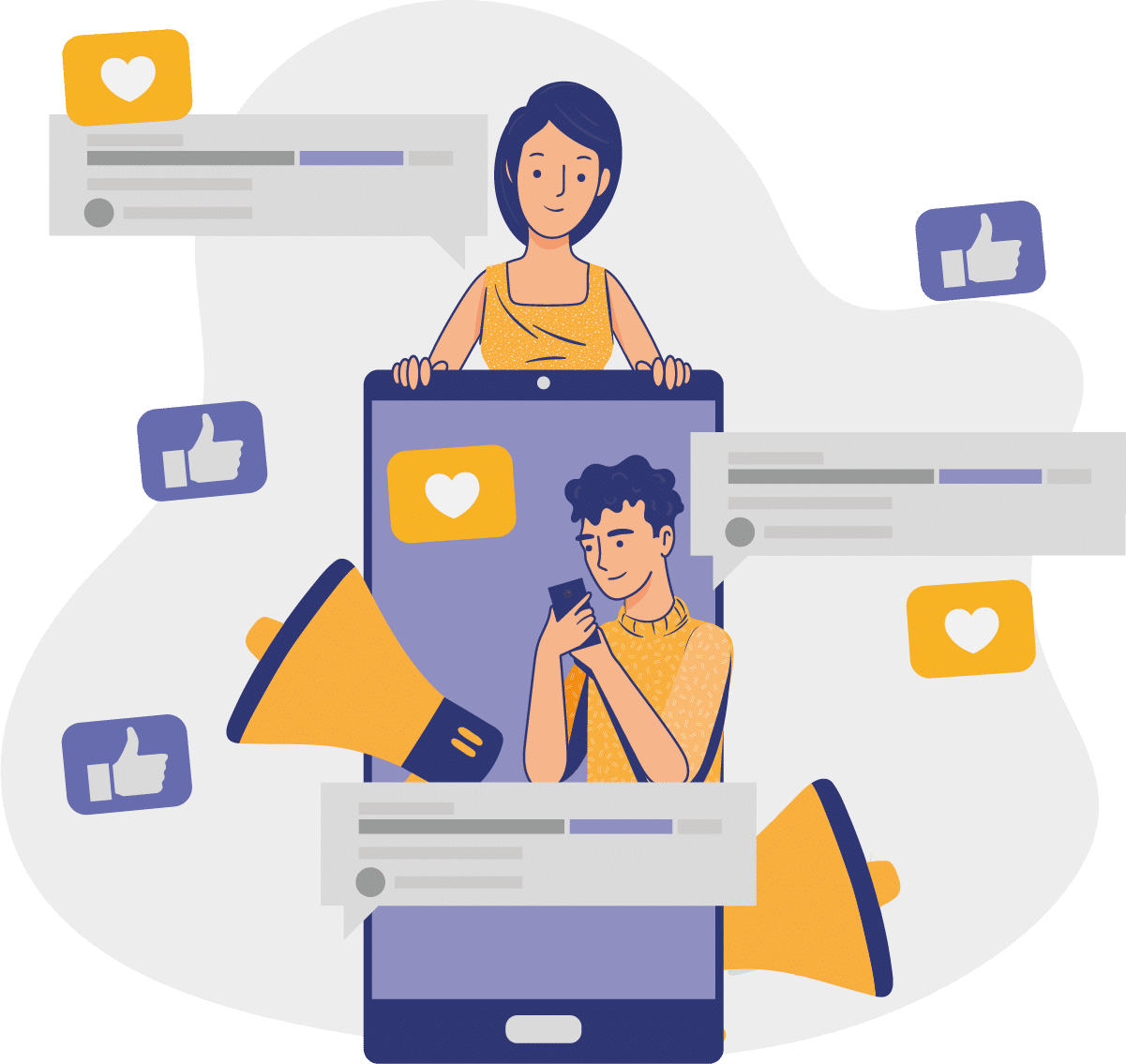 Para convencer o cliente a comprar de você, esteja nas redes sociais.