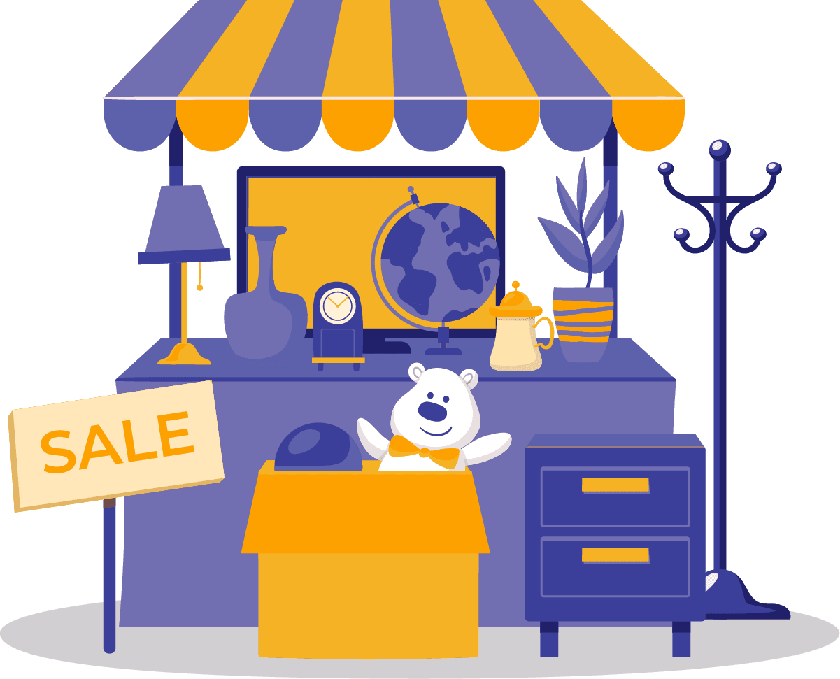 Venda produtos na sua garagem