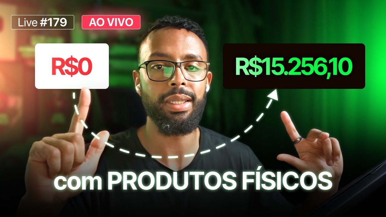 #179 O segredo pra lucrar com PRODUTOS FÍSICOS na internet