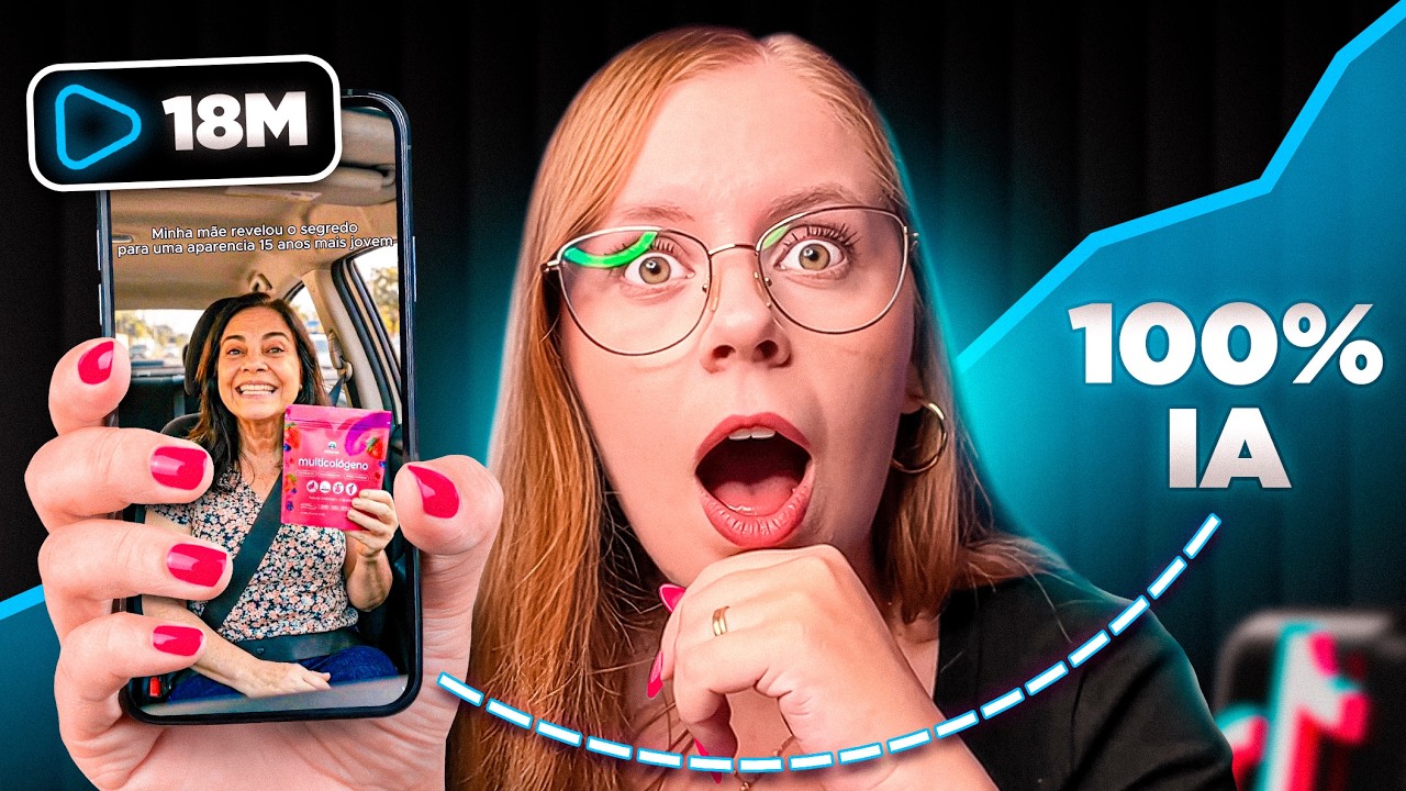 COPIEI um Vídeo de Colágeno com IA e Fiz R$17.634 no TikTok Shop (PASSO A PASSO)