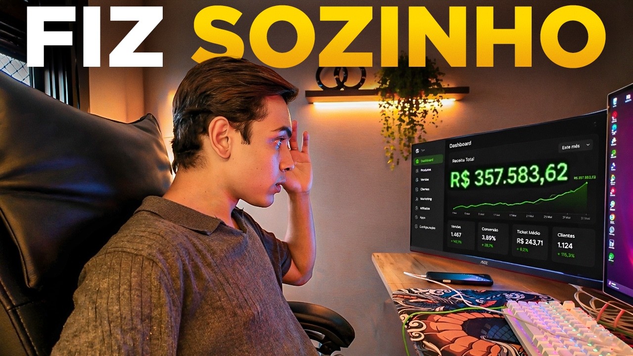 CRIEI OUTRO SAAS DO ZERO SOZINHO (PRIMEIROS USUÁRIOS, RESULTADOS E CUSTOS) PASSO A PASSO