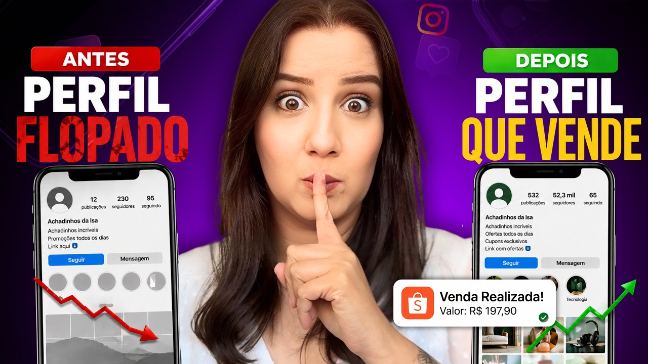 Como CRESCER Perfil de Achadinhos no INSTAGRAM e Vender como AFILIADO (5 Passos)