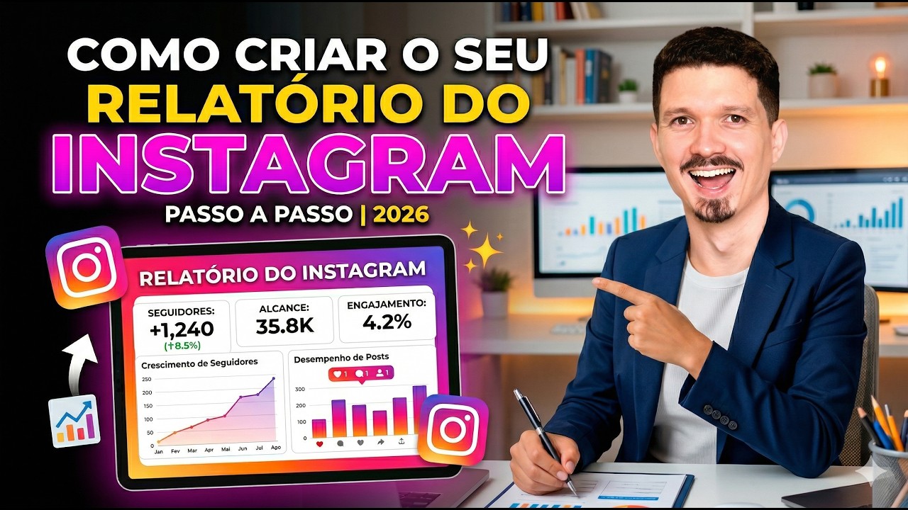 Como criar uma dashboard para o instagram usando o looker studio.