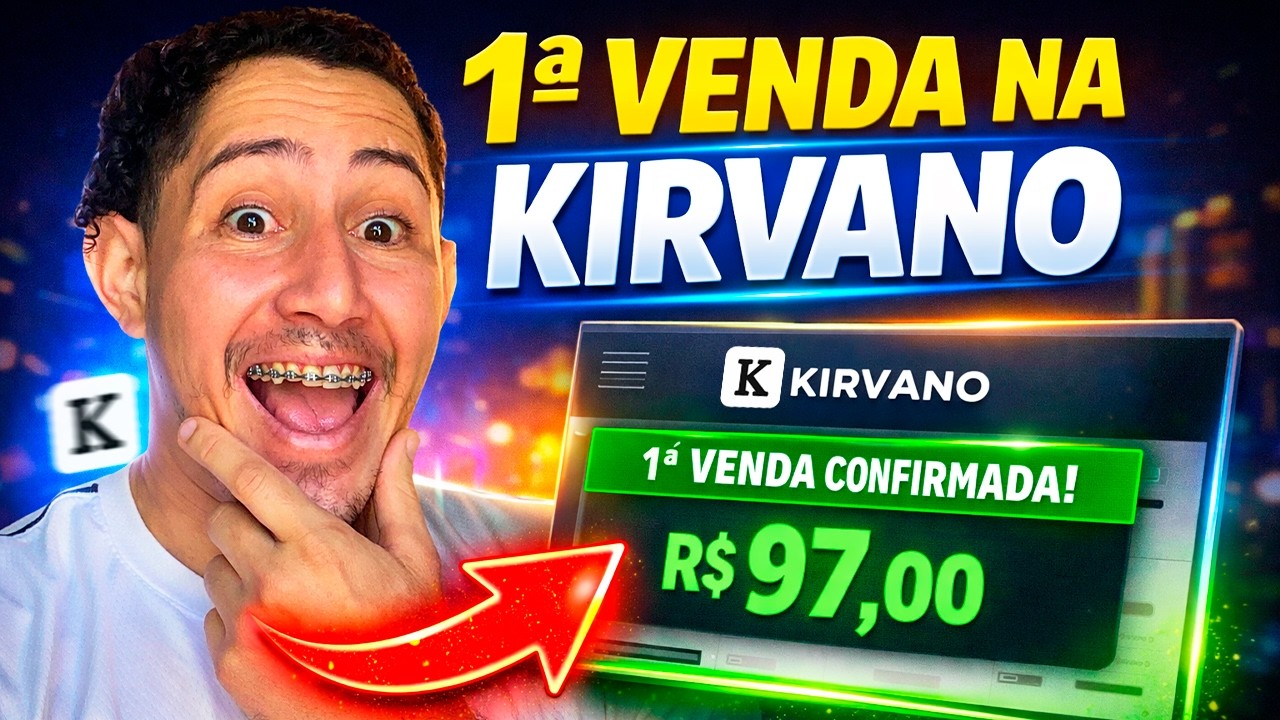 KIRVANO: Como Fazer a PRIMEIRA VENDA como Afiliado (Passo a Passo SEM GASTAR NADA)