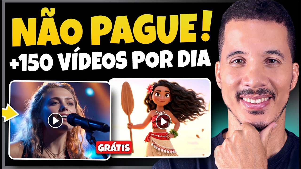 Nova IA Cria +150 Vídeos Grátis por Dia (Grok, Veo3, Sora 2)
