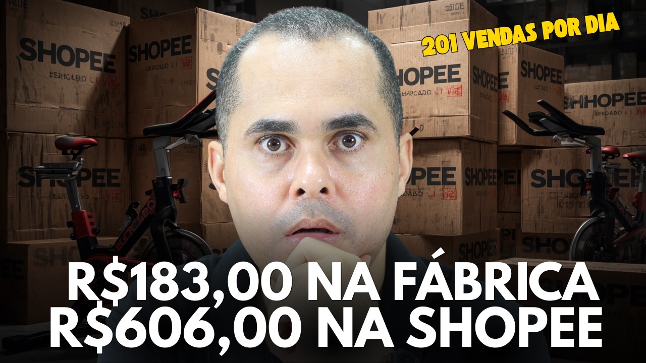 Onde comprar por R$183,00 e vender por R$606,00 na Shopee| Compensa importar da China para revenda?
