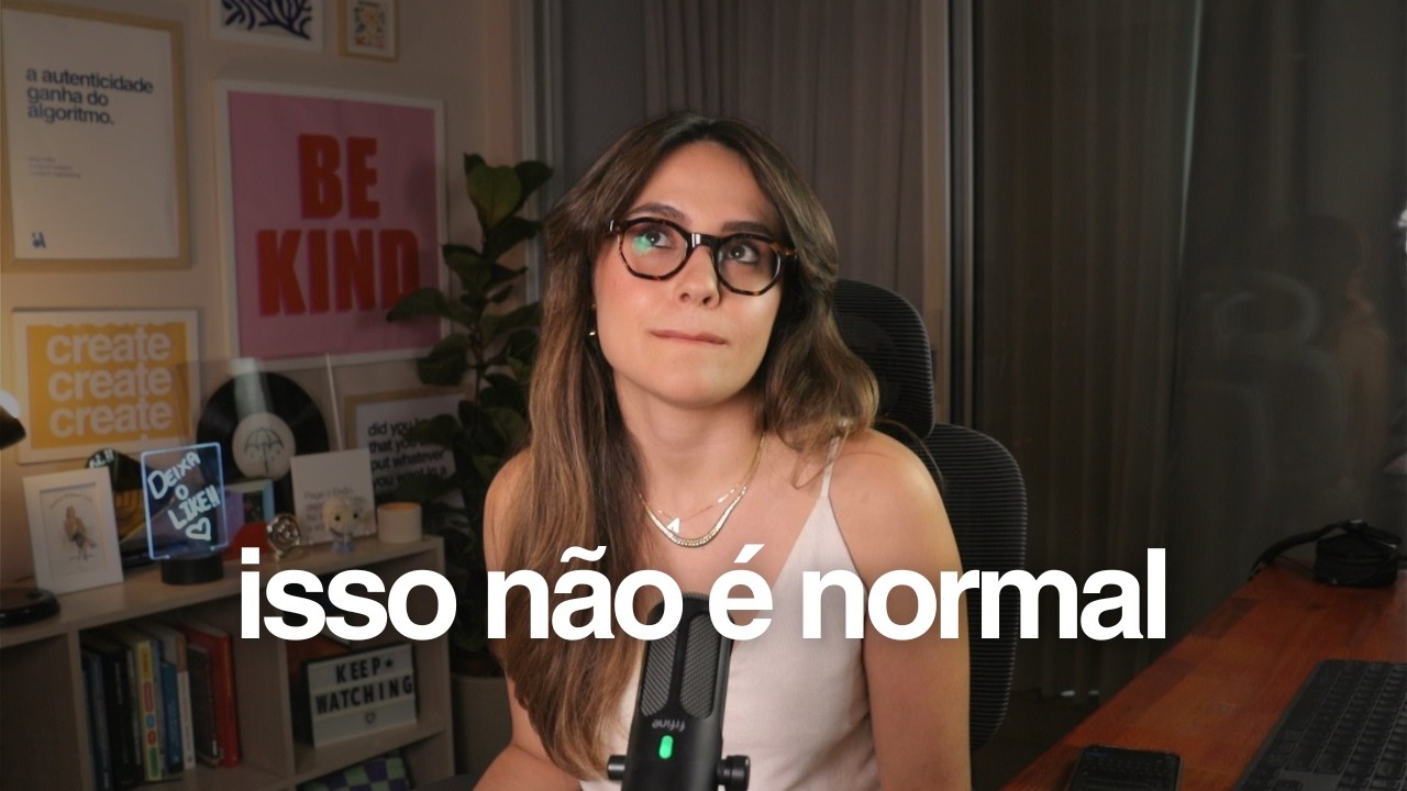 coisas que a internet te fez pensar que são normais e não são