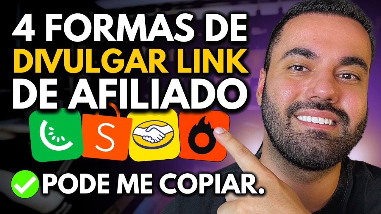 4 Formas de DIVULGAR Seu Link de Afiliado para VENDER MUITO na Internet! (PASSO A PASSO)