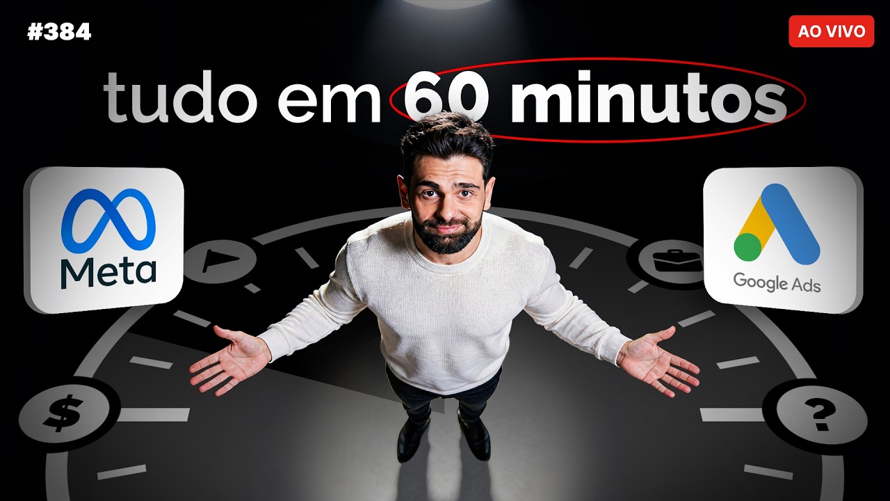 60 minutos pra ter CERTEZA se tráfego pago faz sentido pra você | Live #384