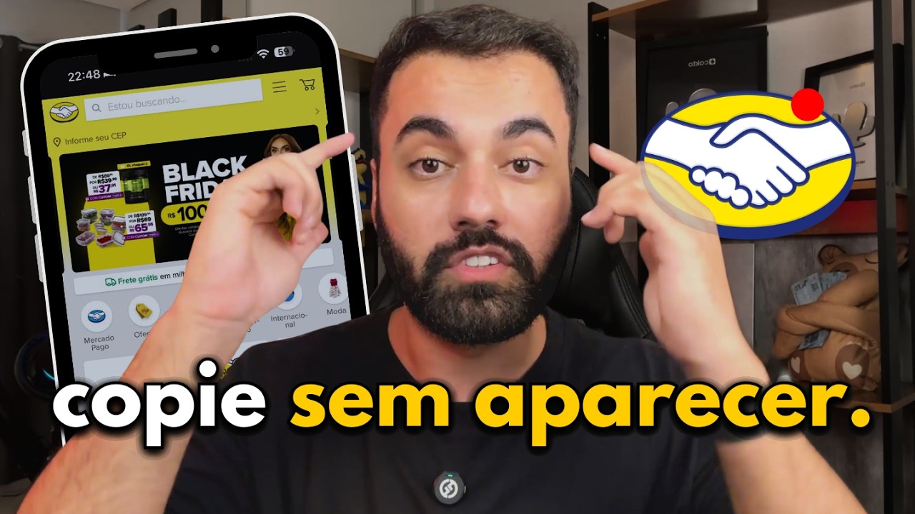 AFILIADO MERCADO LIVRE: Como Ganhar Dinheiro com Mercado Livre Sem Aparecer! (Passo a Passo)