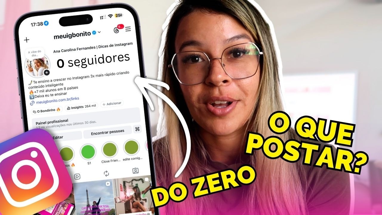 [ATUALIZADO] Como criar um Instagram profissional do zero em 2026? | O que postar?