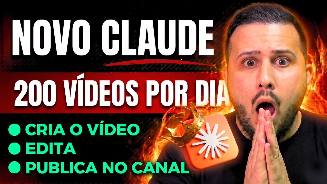 Assustador! Nova IA do Claude Faz Vídeo Completo e Posta no meu Canal Dark (Claude Cowork AI)