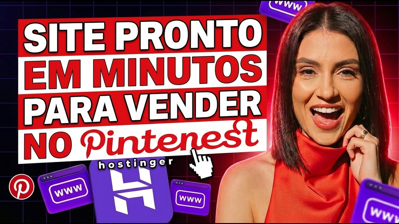 COMO VENDER PELO PINTEREST USANDO A HOSTINGER EM 2026 | TUTORIAL | PASSO A PASSO