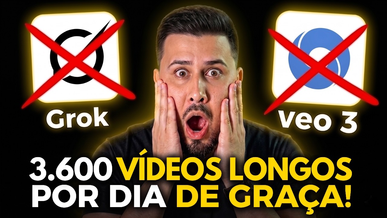 Como eu Crio Vídeos Grátis para Canal Dark SEM a IA do GROK e SEM VEO 3