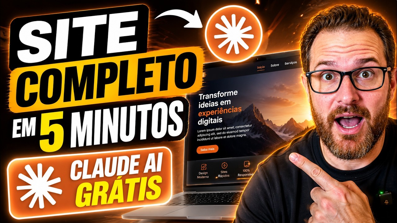 Como usar o Claude Grátis para criar um Site Completo e Rápido em 2026 e Hospedar na Hostgator