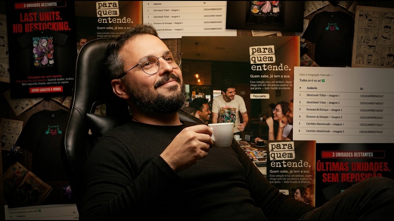 Essa IA Analisou, Criou, fez Copy e Subiu no Meta pra mim