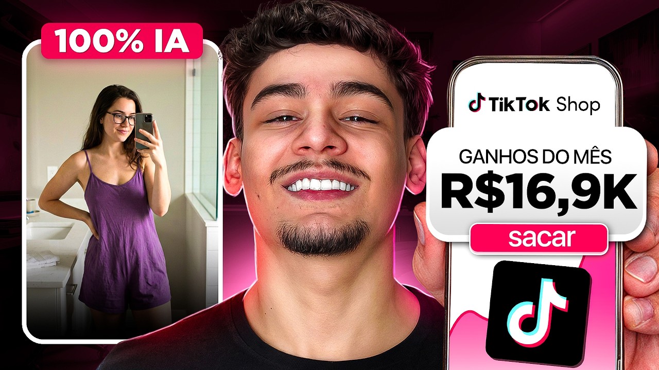 NOVO MÉTODO! Como Criar Vídeos Realistas com I.A pra Vender no TikTok Shop