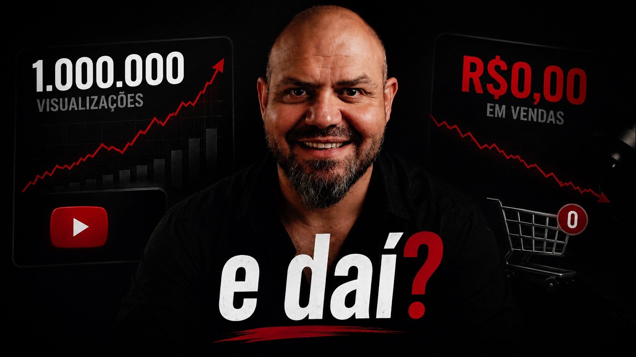 O Fim da Era das Visualizações: Por que Viralizar Está Matando o Seu Canal