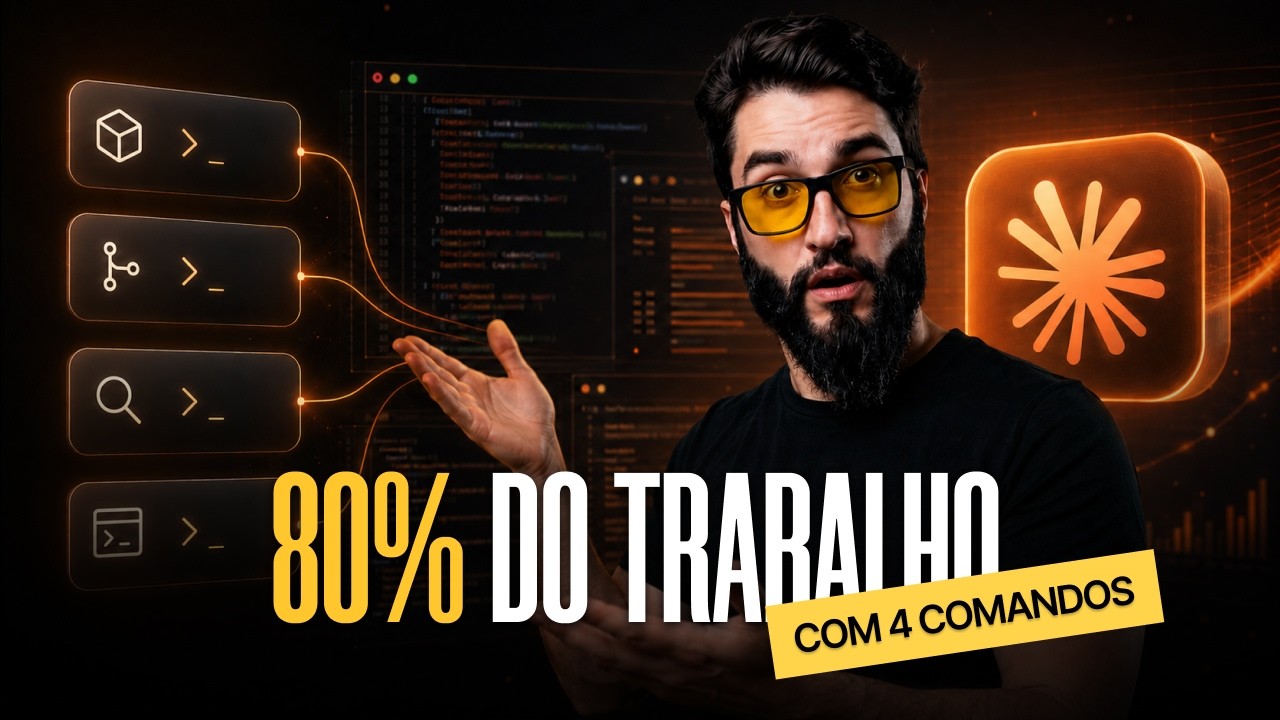 Os 4 Comandos que Substituem 80% do meu Trabalho com IA