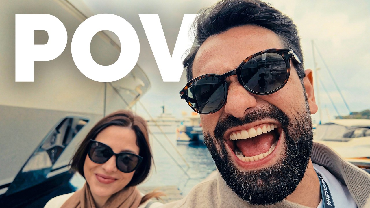 POV: Empreendedor milionário de 30 anos fazendo negócio em Cannes