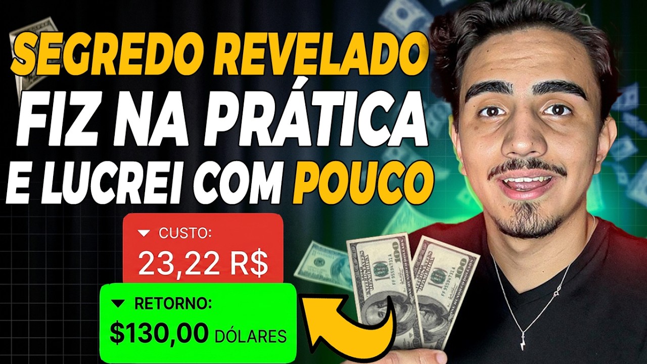 TESTEI Vender ENCAPSULADO na GRINGA com POUCO CAIXA e Mostrei o RESULTADO – Afiliado em Dólar
