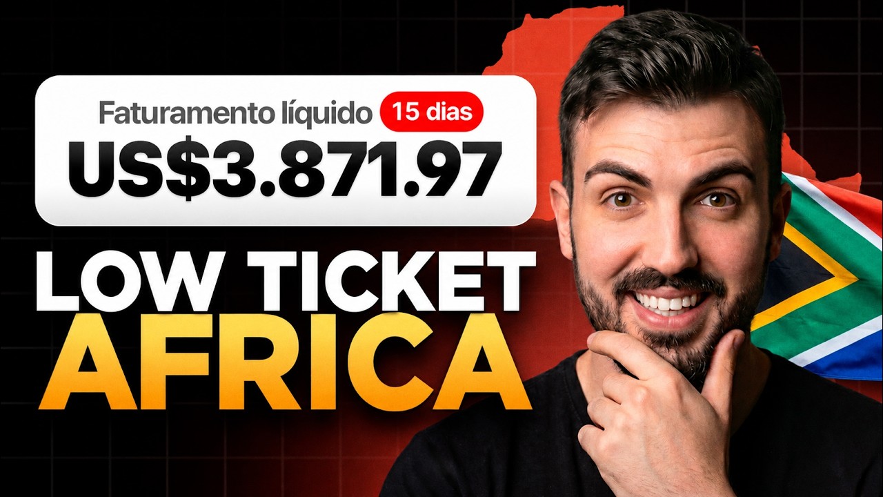 Testei low ticket na ÁFRICA por 15 dias e esse foi o resultado