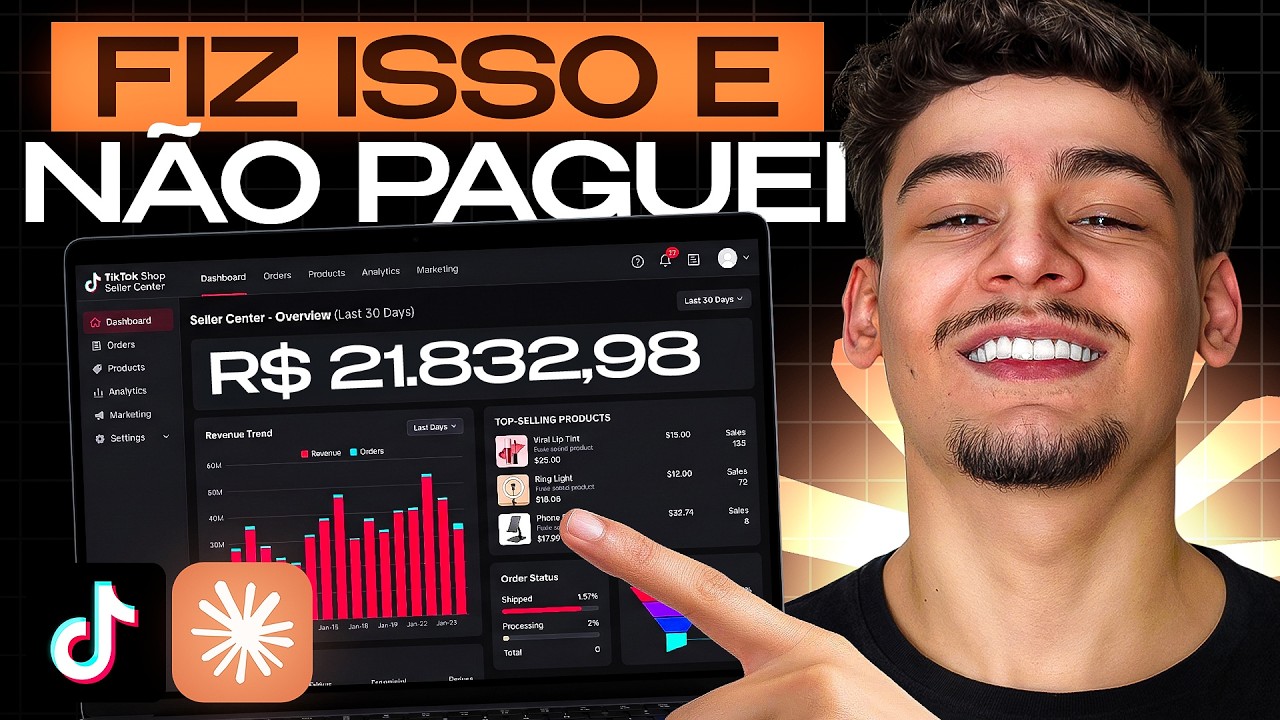Usei o Claude com a I.A SECRETA do TikTok para AUTOMATIZAR os Vídeos pro TikTok Shop (COPIE E COLE)