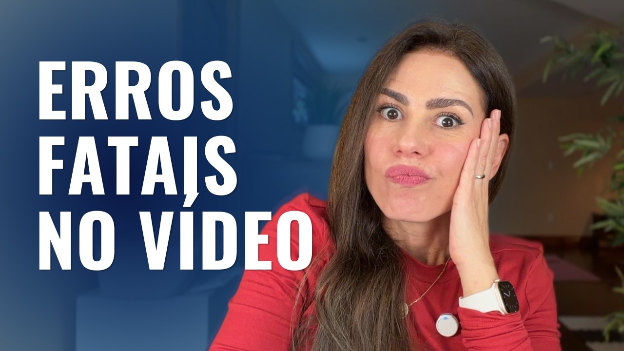 5 erros que fazem você parecer amador no vídeo (mesmo sendo especialista)