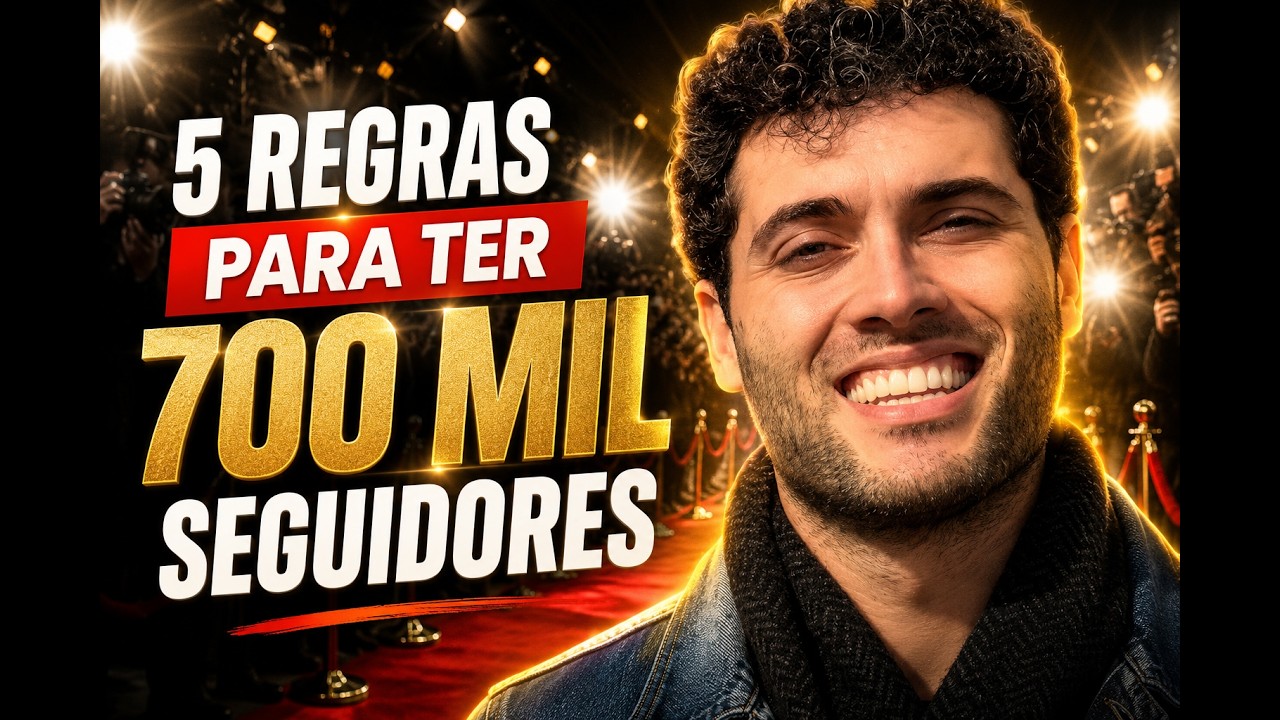 5 regras que eu usei para conseguir 700 mil seguidores e meio bilhão de visualizações!