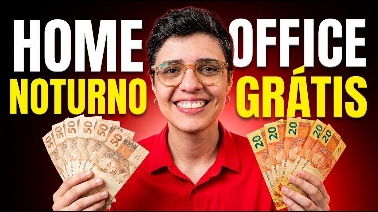 6 SITES GRÁTIS PRA TRABALHAR EM CASA A NOITE