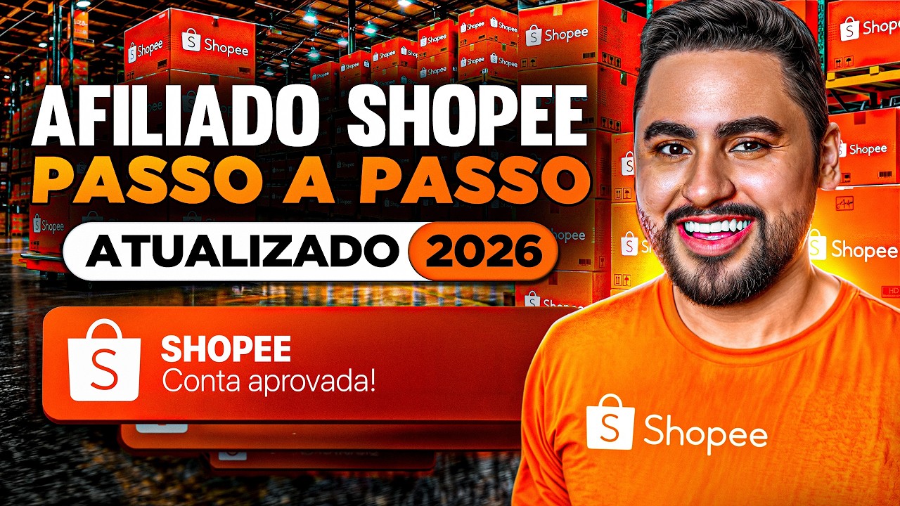 AFILIADO SHOPEE: COMO SE TORNAR AFILIADO SHOPEE DE GRAÇA DO ZERO (P/ INICIANTES)