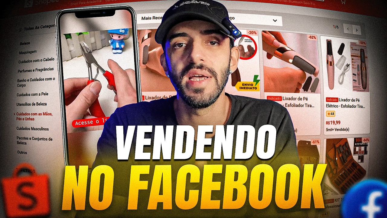 AFILIADO SHOPEE PEGANDO PRODUTO PRA VENDER NO FACEBOOK (PASSO A PASSO)