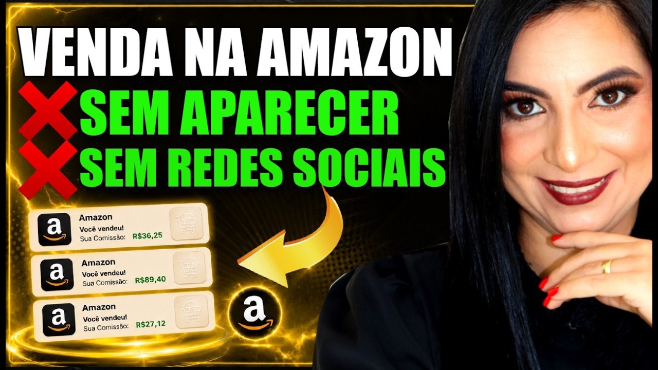 AMAZON AFILIADOS: Nova Forma De Ganhar Dinheiro Como Afiliado Amazon Sem Aparecer e Sem Rede Social