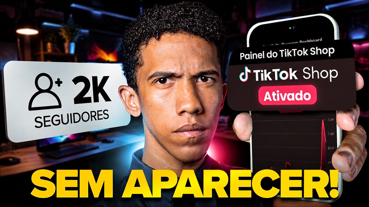 AULÃO: Como conseguir 2 MIL SEGUIDORES RÁPIDO para ATIVAR O TIKTOK SHOP (sem mostrar o rosto)