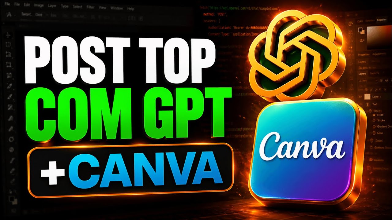 Assista se quiser criar Posts profissionais com GPT+ CANVA