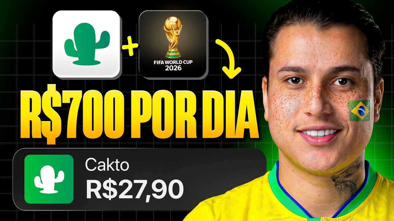 CRIANDO UM LOW TICKET NO CHATGPT PARA A COPA DO MUNDO NA CAKTO