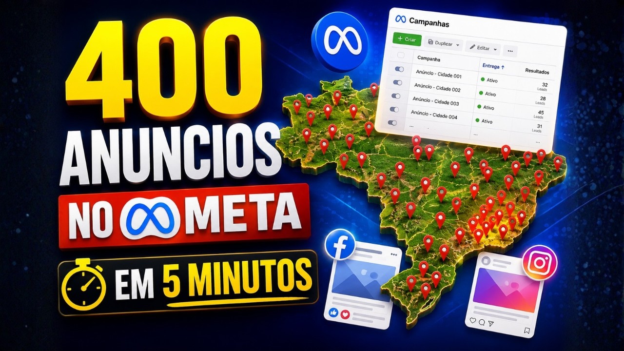 Como Criar Anúncios para 400 Cidades em Apenas 5 Minutos