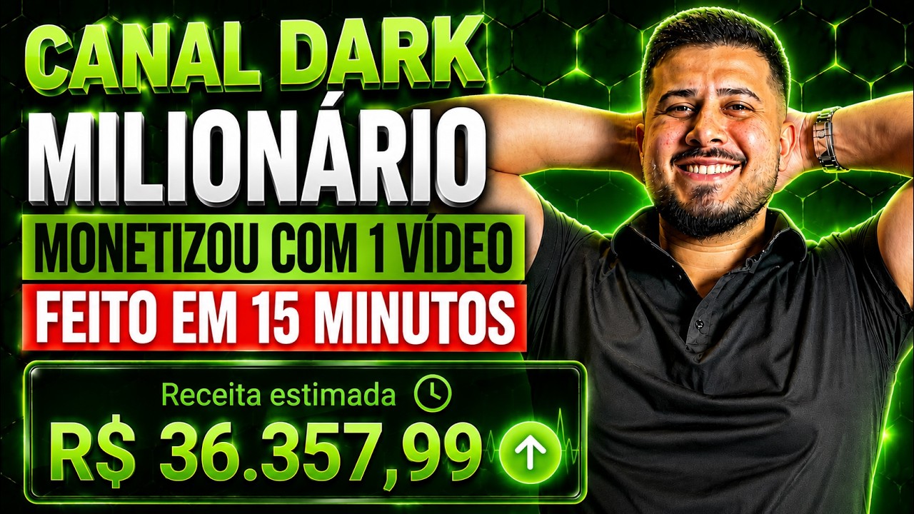 Como Criar um Canal Dark MindFul com IA que Monetiza Rápido e Ganhar Dinheiro com YouTube na Prática