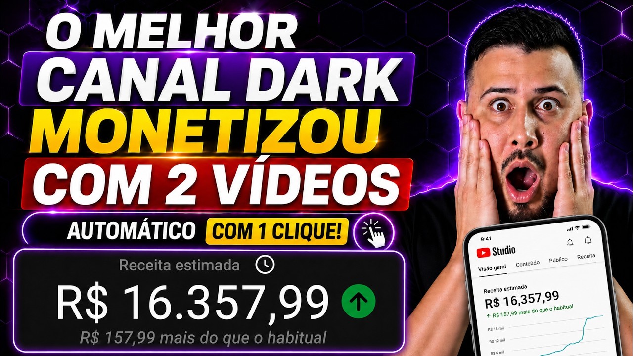 Como Criar um Canal Dark PUPPET com IA que Monetiza Rápido e Ganhar Dinheiro com YouTube do Zero😱