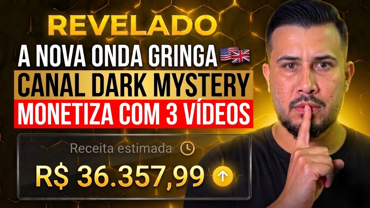 Como Criar um Canal Dark com IA que Monetiza Rápido e Ganhar Dinheiro com YouTube (Passo a Passo)