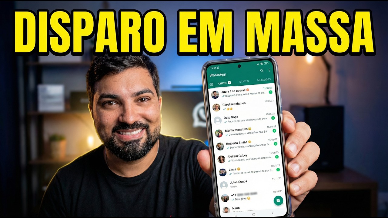 Como Enviar Mensagem Para Muitas Pessoas no Whatsapp (Automação + Chatbot com IA)