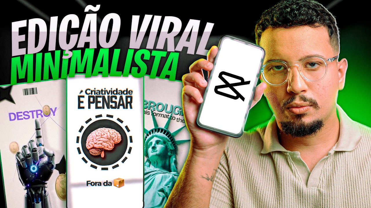 Como Fazer EDIÇÃO DE REELS VIRAL MINIMALISTA no CAPCUT pelo CELULAR!