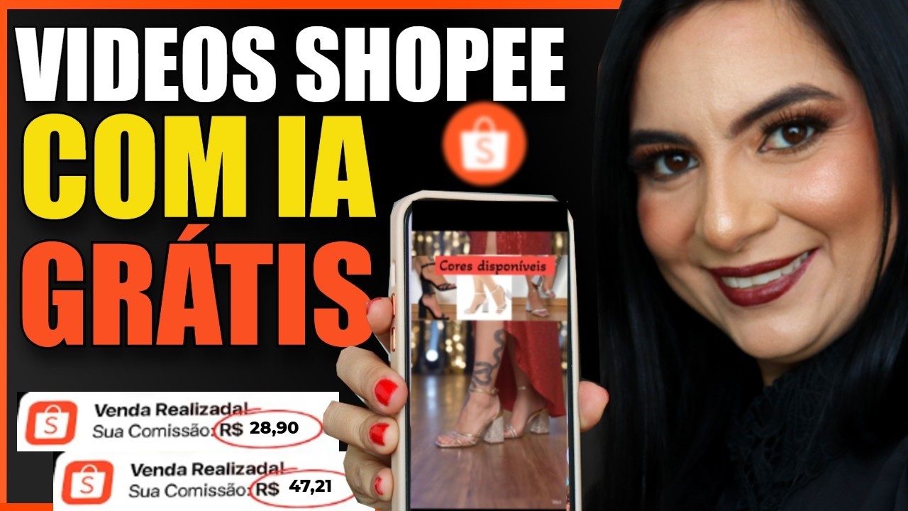 Como Fazer Vídeos de Achadinhos Com IA Para Vender na Shopee Videos Sem Aparecer (De Graça)