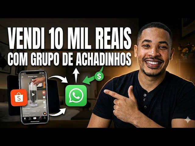 Como LOTAR SEUS GRUPOS DE ACHADINHOS da Shopee e vender todos os dias