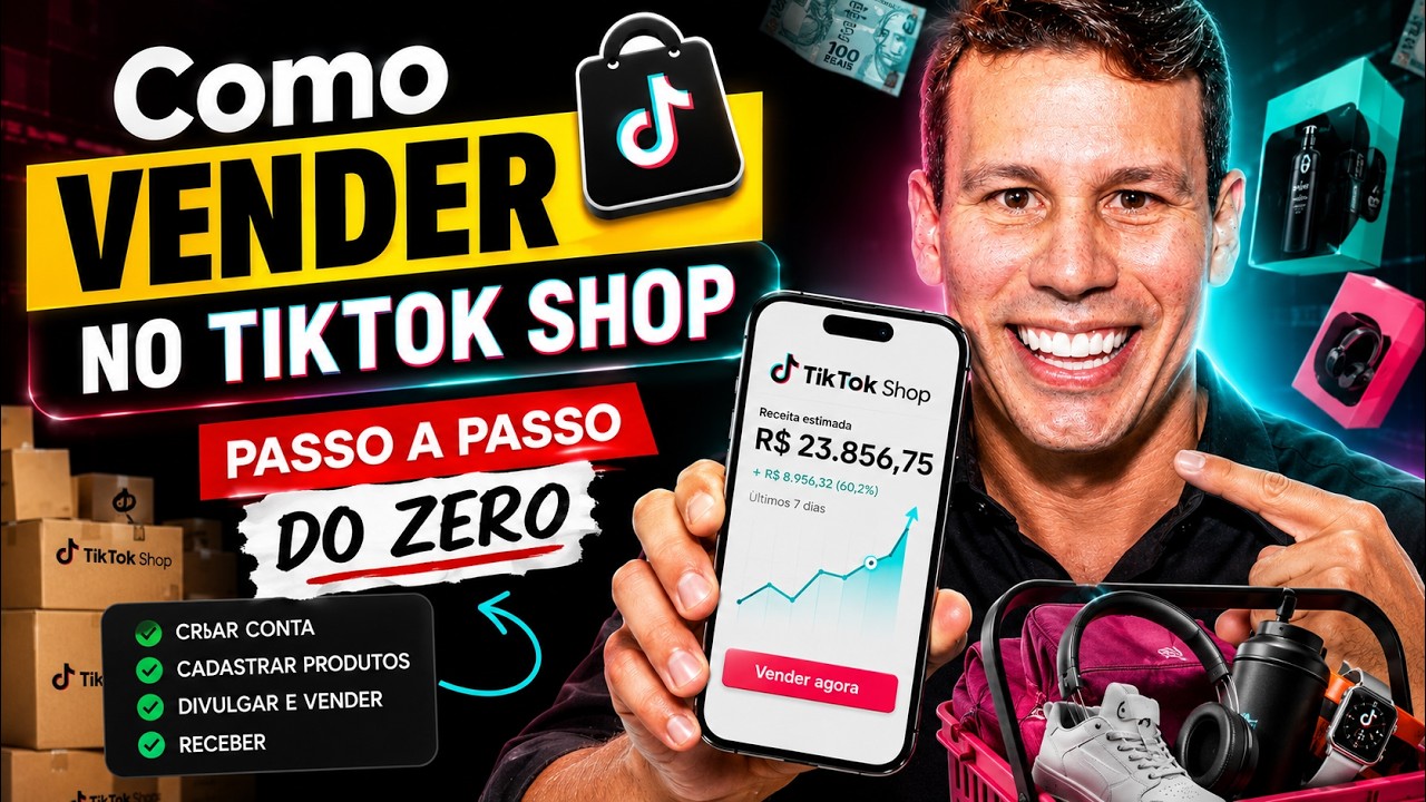 Como Vender no TikTok SHOP Passo a Passo Iniciante DO ZERO