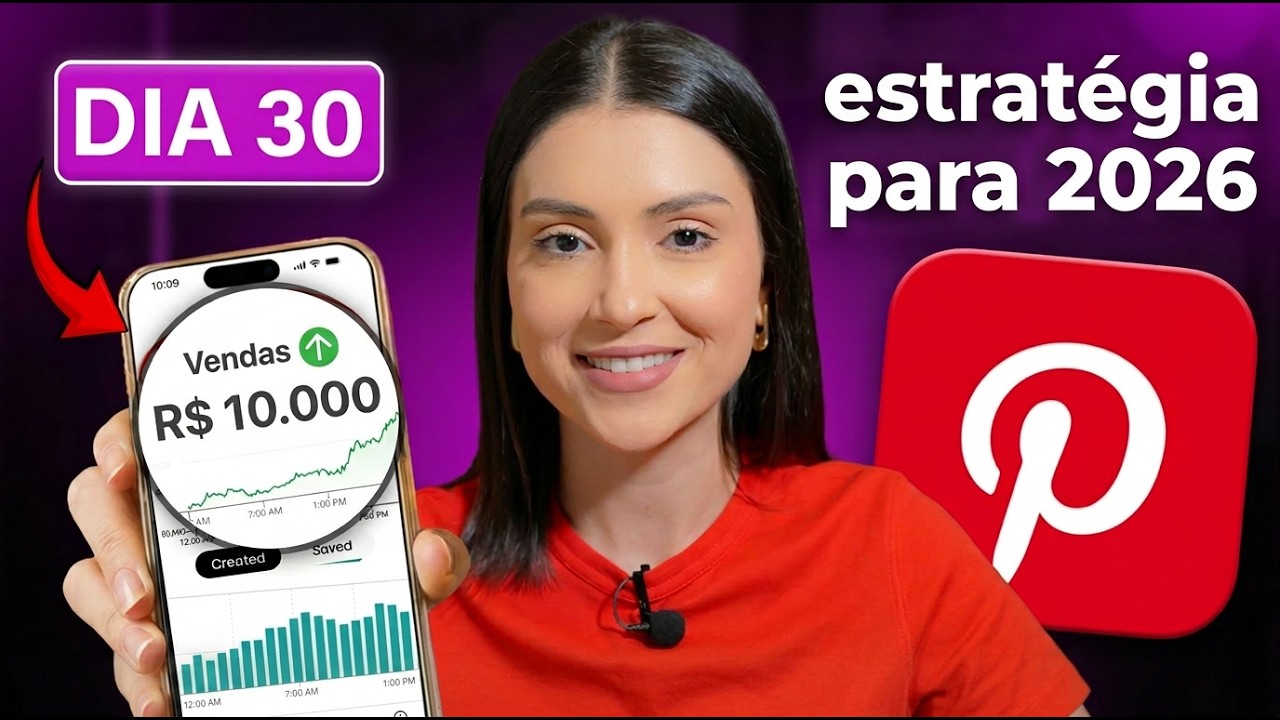 Como fazer mais de R$ 100 por dia com o Pinterest | Passo a Passo 2026 | Sem Estoque | Sem aparecer