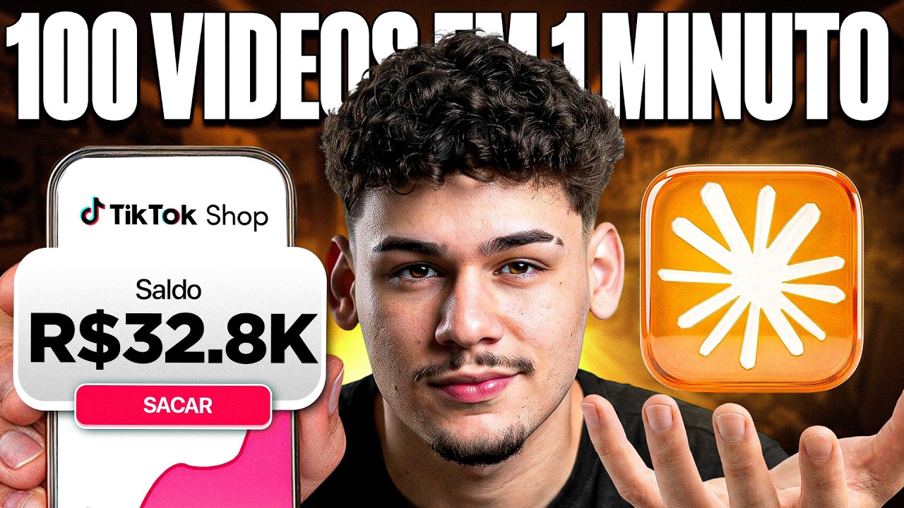 Criei + de 100 Vídeos pro TikTok Shop de Forma 100% AUTOMÁTICA Usando o Claude (DE GRAÇA!)