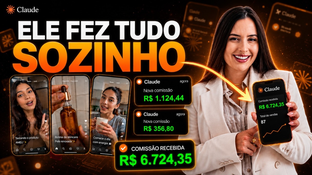 DESAFIEI O CLAUDE A CRIAR 50 VÍDEOS DO TIKTOK SHOP (E O RESULTADO ASSUSTA) com PASSO A PASSO